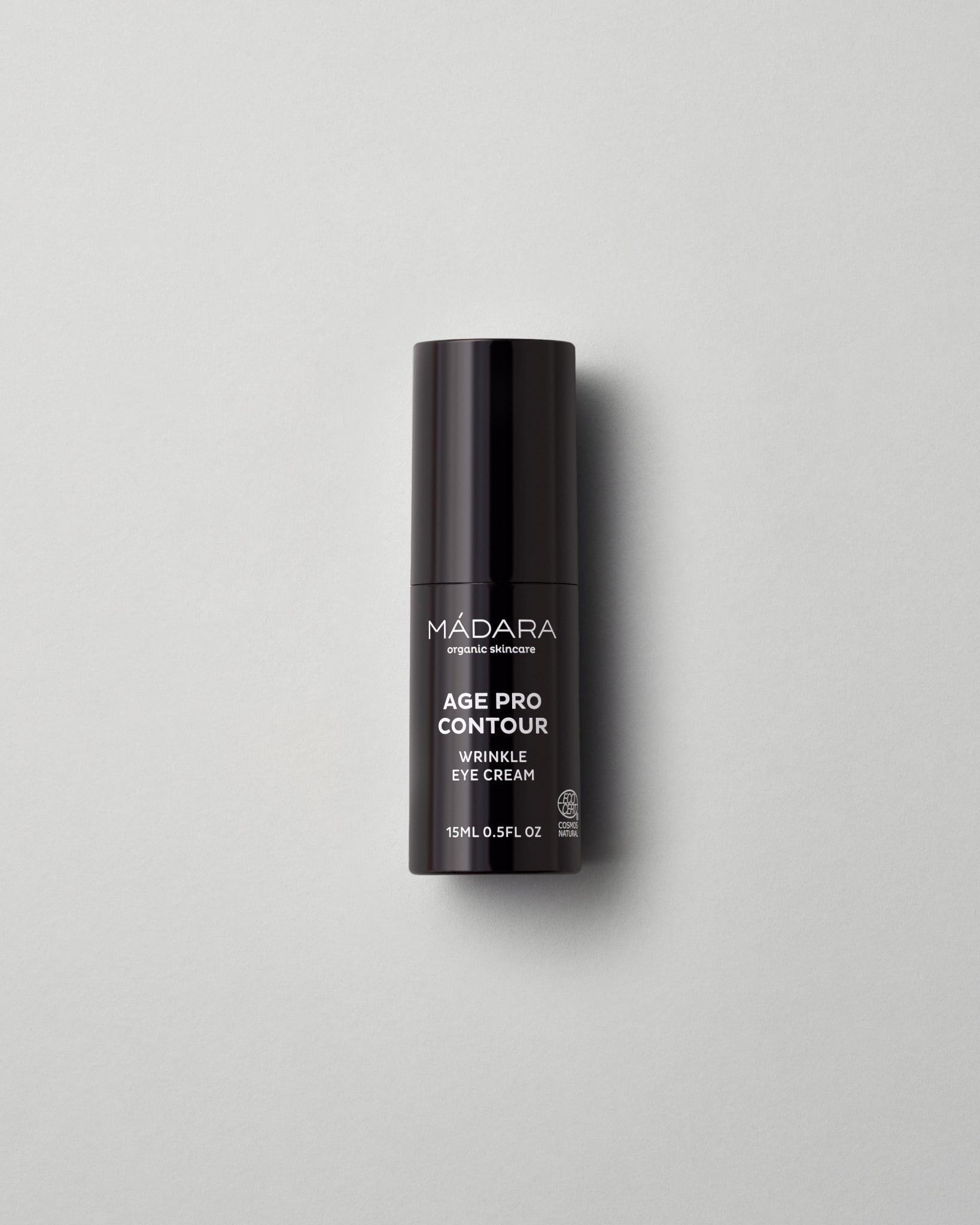 MÁDARA Organic Skincare contour wrinkle eye cream A3343 face cream product photo on plain background.