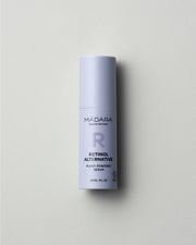 MÁDARA Organic Skincare retinol alternative plant powered serum A3185 serum product photo on plain background.